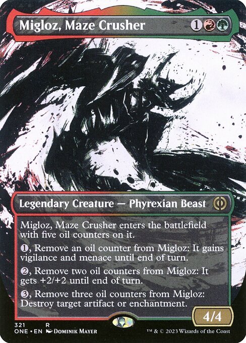 Migloz, Maze Crusher card from ONE #321