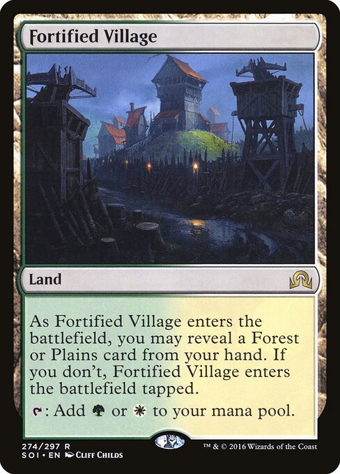 Fortified Village card from SOI #274