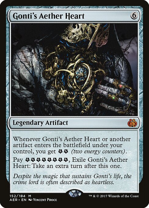 Gonti's Aether Heart card from AER #152