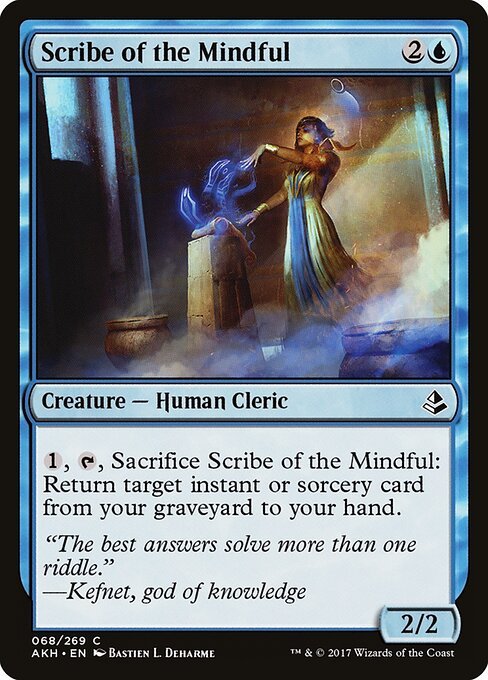 Scribe of the Mindful card from AKH #68