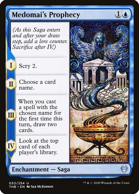 Medomai's Prophecy card from THB #53