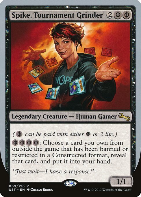 Spike, Tournament Grinder card from UST #69