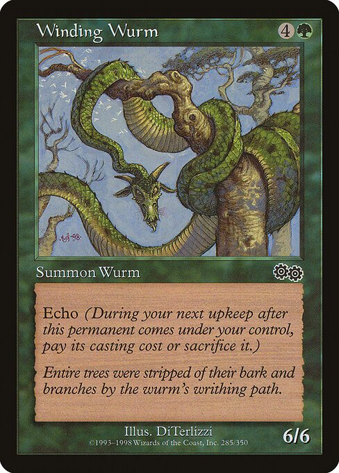Winding Wurm card from USG #285