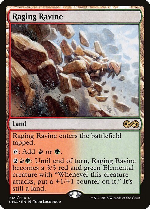 Raging Ravine card from UMA #249