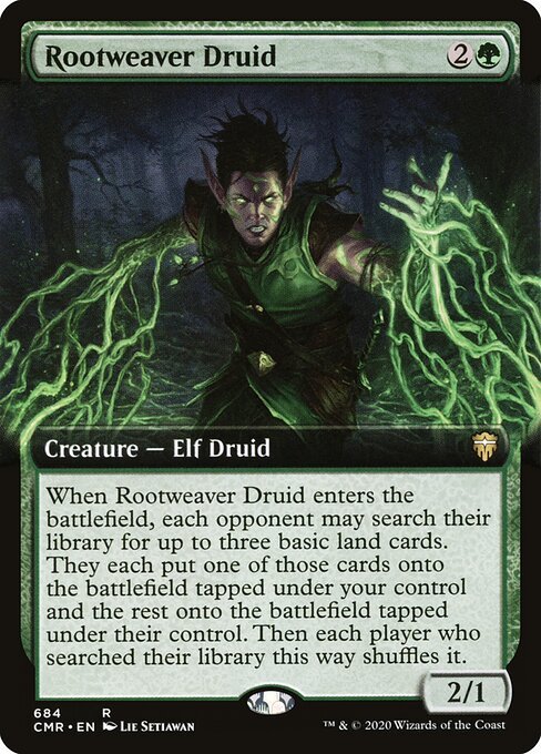 Rootweaver Druid card from CMR #684