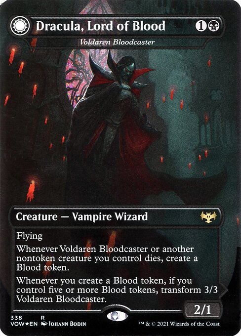 Dracula, Lord of Blood - Voldaren Bloodcaster card from VOW #338