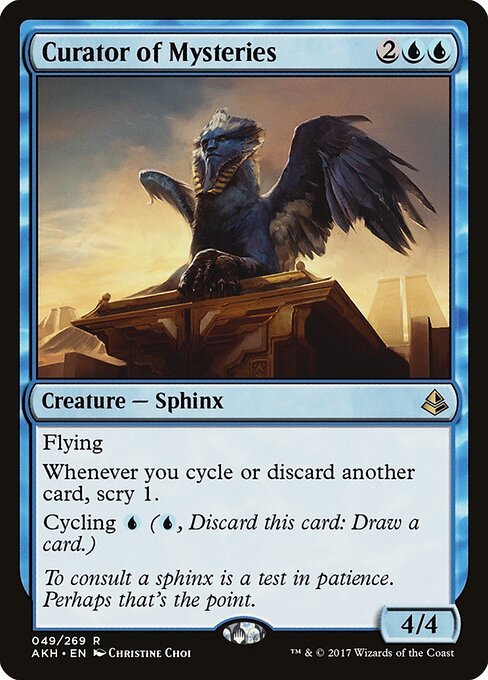 Curator of Mysteries card from AKH #49