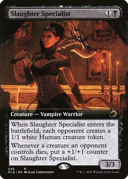 Slaughter Specialist card from MID #349
