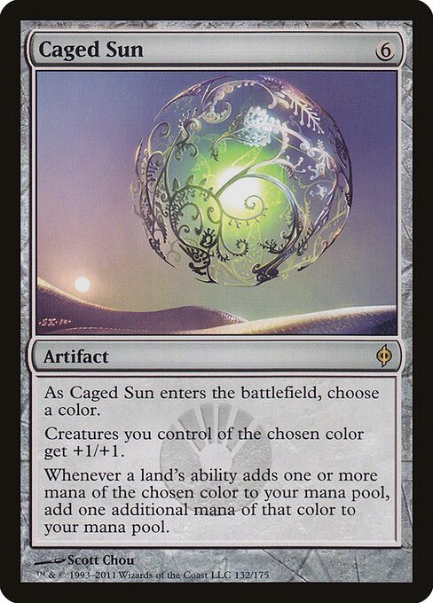 Caged Sun card from NPH #132
