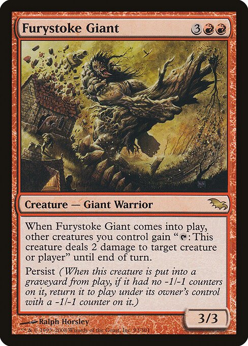 Furystoke Giant card from SHM #93