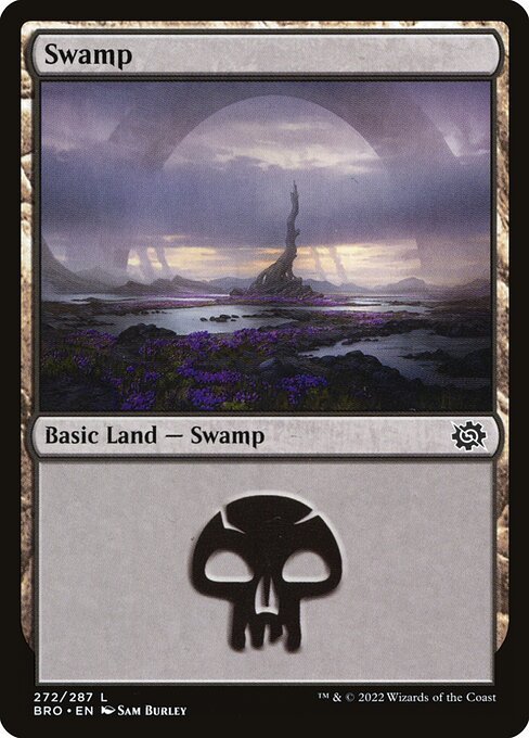 Swamp (272) card from BRO #272
