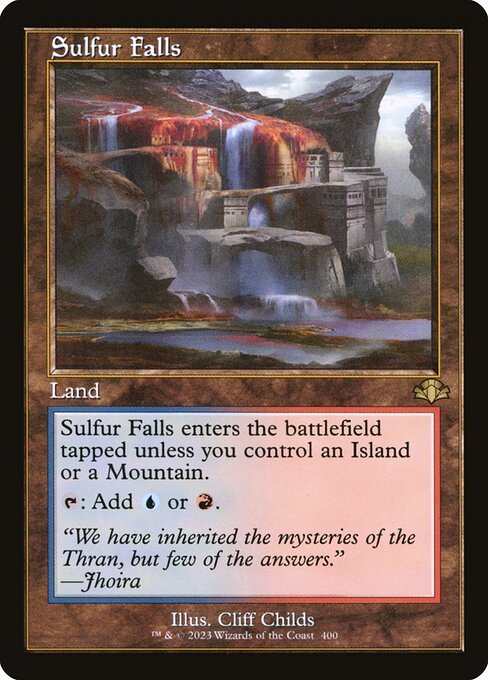 Sulfur Falls card from DMR #400
