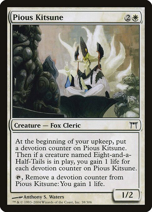 Pious Kitsune card from CHK #38