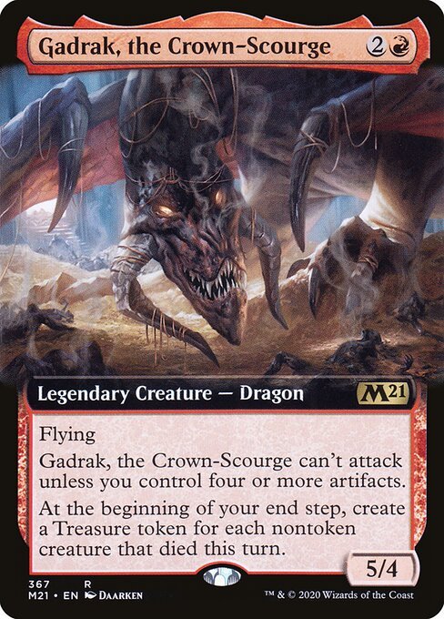 Gadrak, the Crown-Scourge card from M21 #367