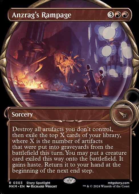 Anzrag's Rampage card from MKM #303