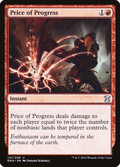Price of Progress card from EMA #141