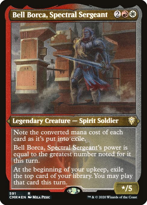 Bell Borca, Spectral Sergeant card from CMR #591