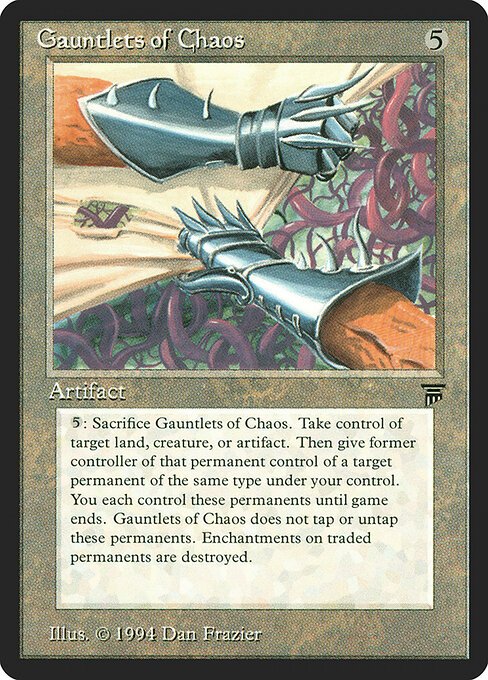 Gauntlets of Chaos card from LEG #product-3877