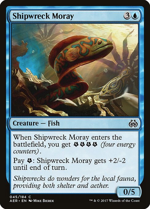 Shipwreck Moray card from AER #45