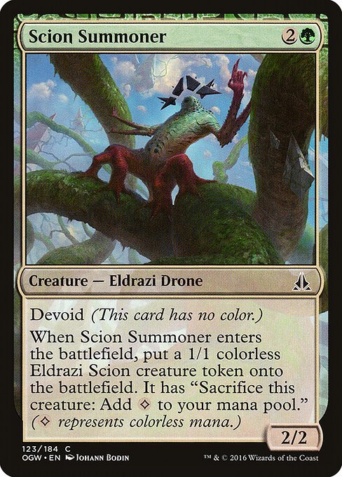 Scion Summoner card from OGW #123