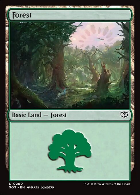 Forest (0280) card from SOS #280