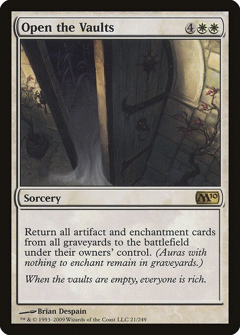 Open the Vaults card from M10 #21