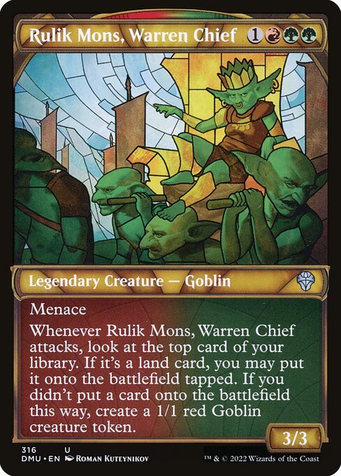 Rulik Mons, Warren Chief card from DMU #316