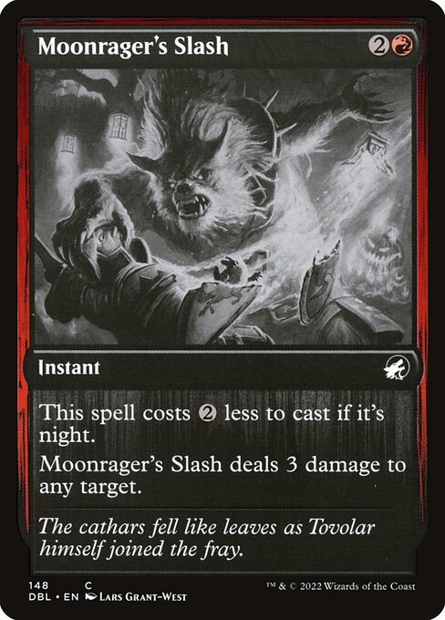 Moonrager's Slash card from DBL #148