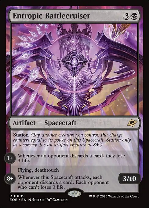 Entropic Battlecruiser card from EOE #99