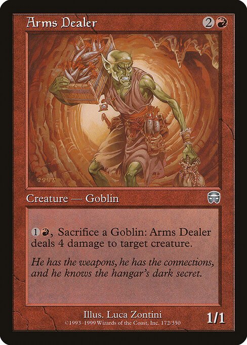 Arms Dealer card from MMQ #172