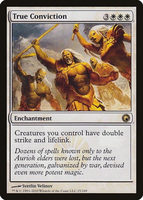 True Conviction card from SOM #25