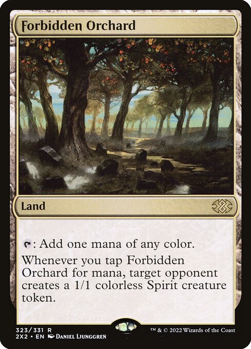 Forbidden Orchard card from 2X2 #323
