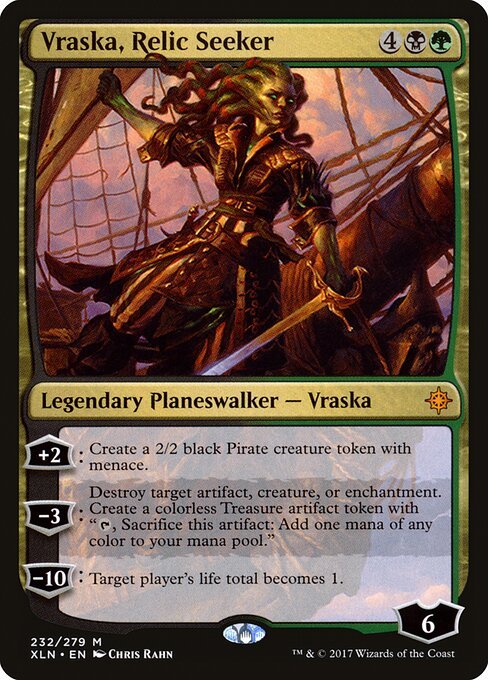 Vraska, Relic Seeker card from XLN #232