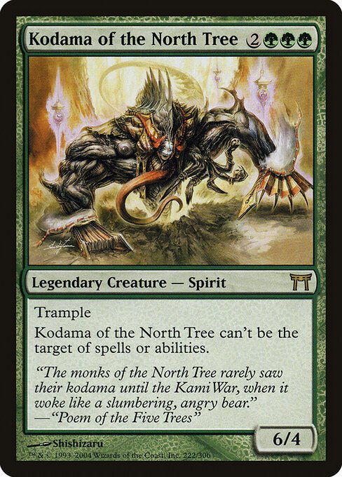 Kodama of the North Tree card from CHK #222