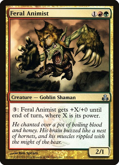 Feral Animist card from GPT #112