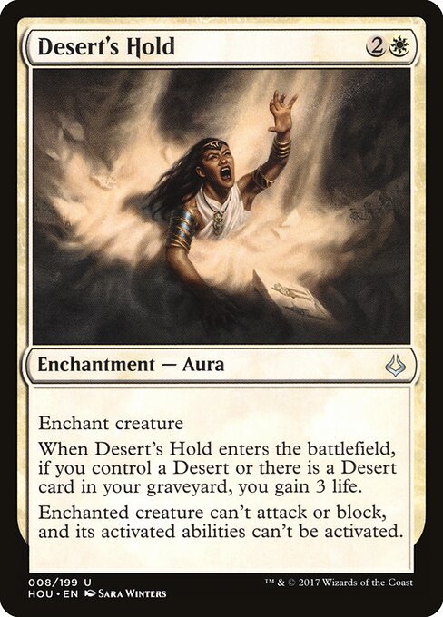 Desert's Hold card from HOU #8