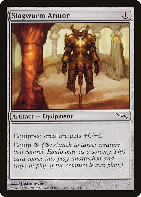 Slagwurm Armor card from MRD #243