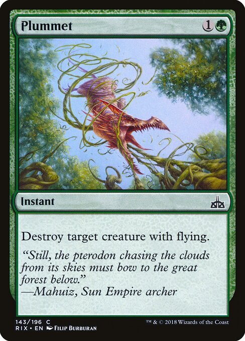 Plummet card from RIX #143