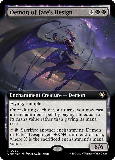 Demon of Fate's Design card from CMM #762
