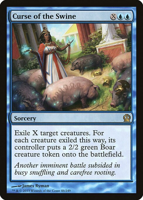 Curse of the Swine card from THS #46