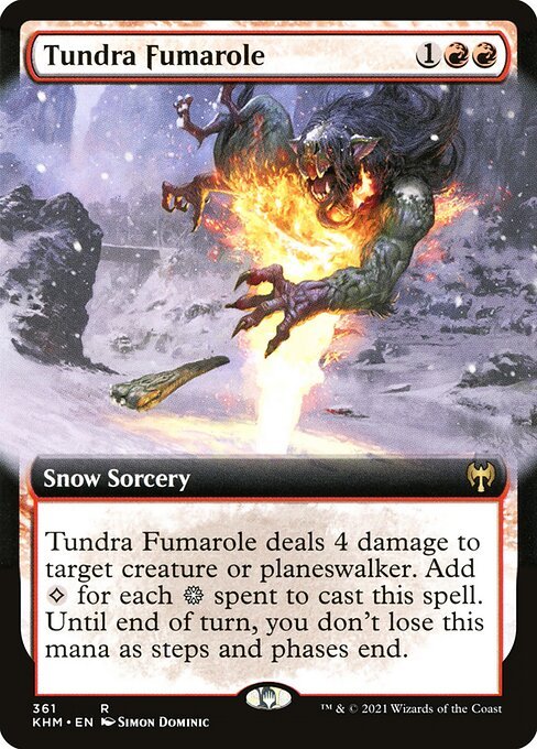 Tundra Fumarole card from KHM #361