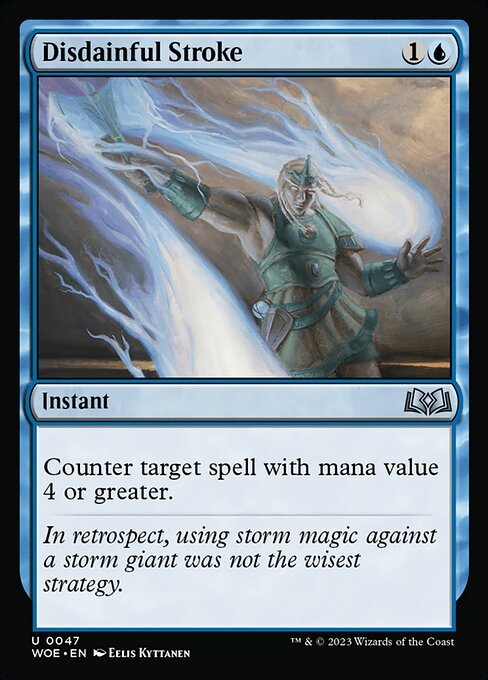 Disdainful Stroke card from WOE #47