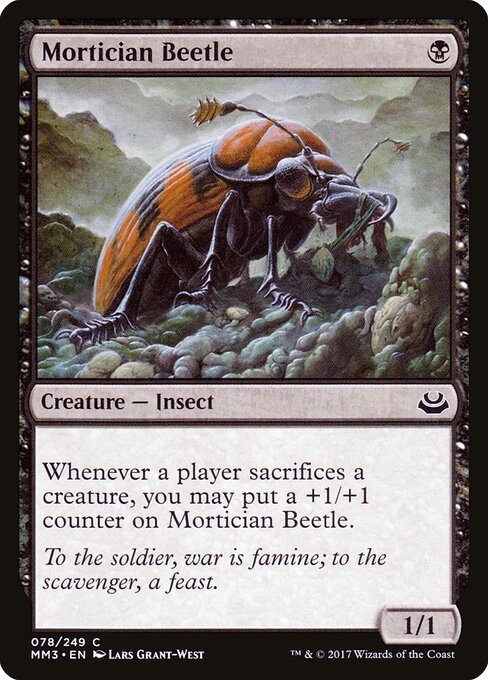 Mortician Beetle card from MM3 #78