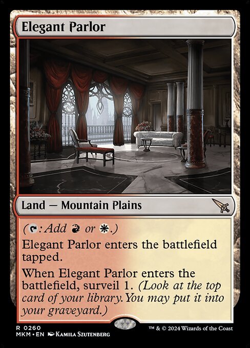 Elegant Parlor card from MKM #260