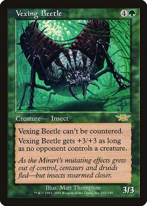 Vexing Beetle card from LGN #143