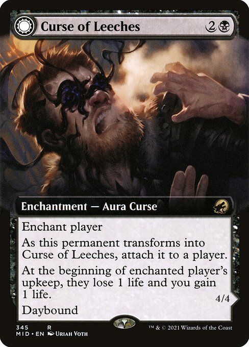 Curse of Leeches card from MID #345
