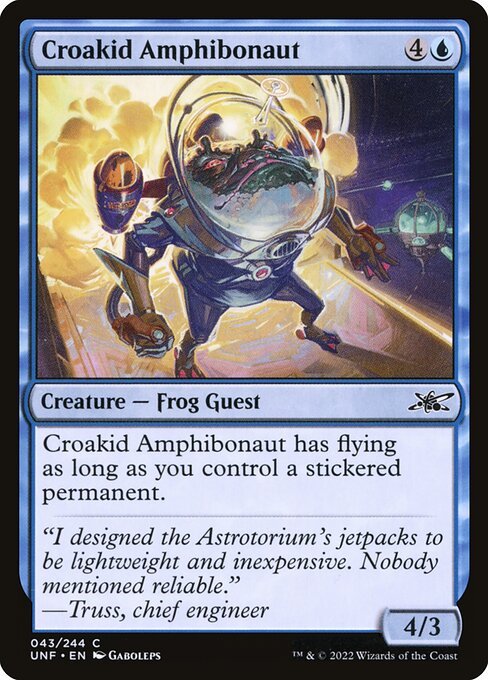 Croakid Amphibonaut card from UNF #43