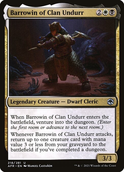 Barrowin of Clan Undurr card from AFR #218