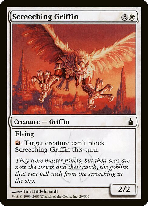 Screeching Griffin card from RAV #29