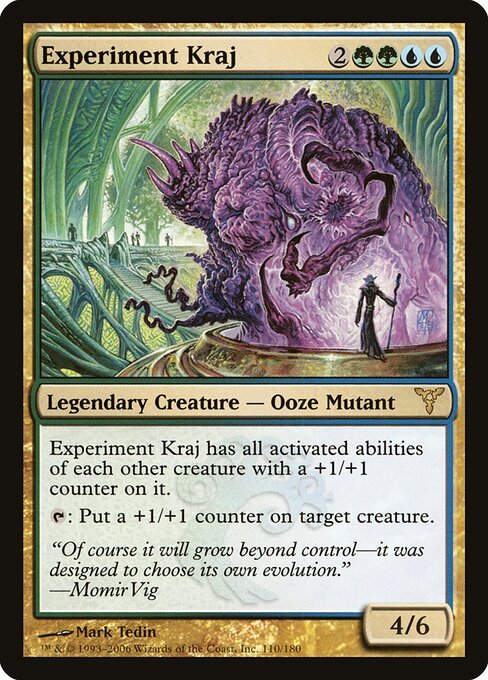 Experiment Kraj card from DIS #110